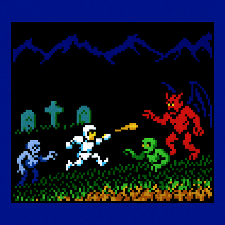 Ghosts’n Goblins (1985) – Pacman AI